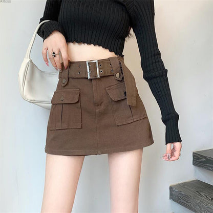Damen-Cropped-Jeans mit hohem Bund, strukturierter Passform und nicht elastischem Material