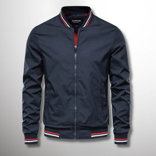 Wasserabweisende Herren-Übergangsjacke mit Reißverschluss | Ideal für Frühling & Herbst