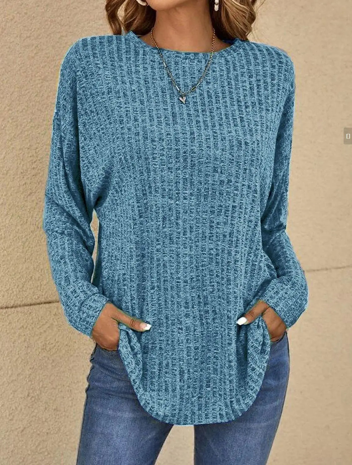 Strickbluse für Damen | Ideal für Frühling & Herbst