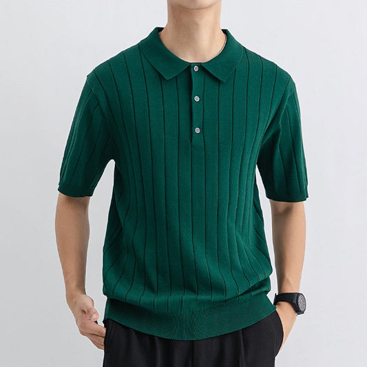Atmungsaktiver Herren-Kurzarm-Pullover – Perfekt für den Sommer