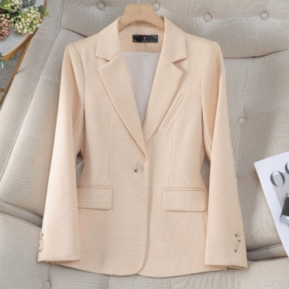Damen Taillierter Blazer mit langen Ärmeln und Taschen | Ideal für Herbst und Winter