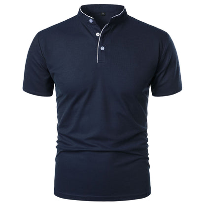 Herren Slim Fit Kurzarm-Shirt Einfarbig – Perfekt für den Sommer
