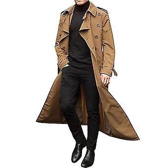 Canyon - Herren Langer Revers Trenchcoat Lässiger Mantel Jacke Oberbekleidung