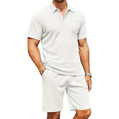 Herren Slim-Fit Polohemd mit Reverskragen – Ideal für den Sommer
