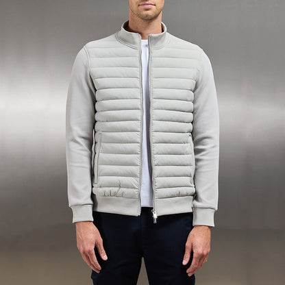 Herren Leichte Strickjacke aus Baumwollmischung mit Stehkragen | Ideal für Frühling & Herbst