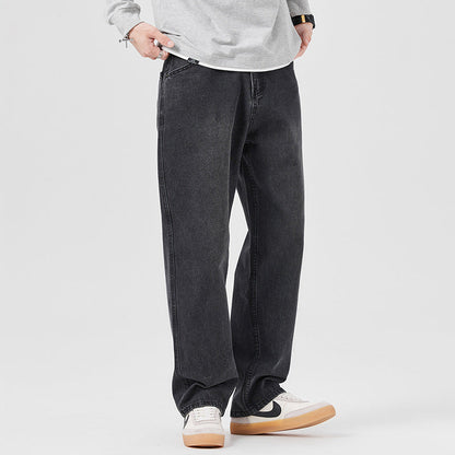Locker sitzende Jeans mit mittlerer Taille – ideal für Frühling und Herbst