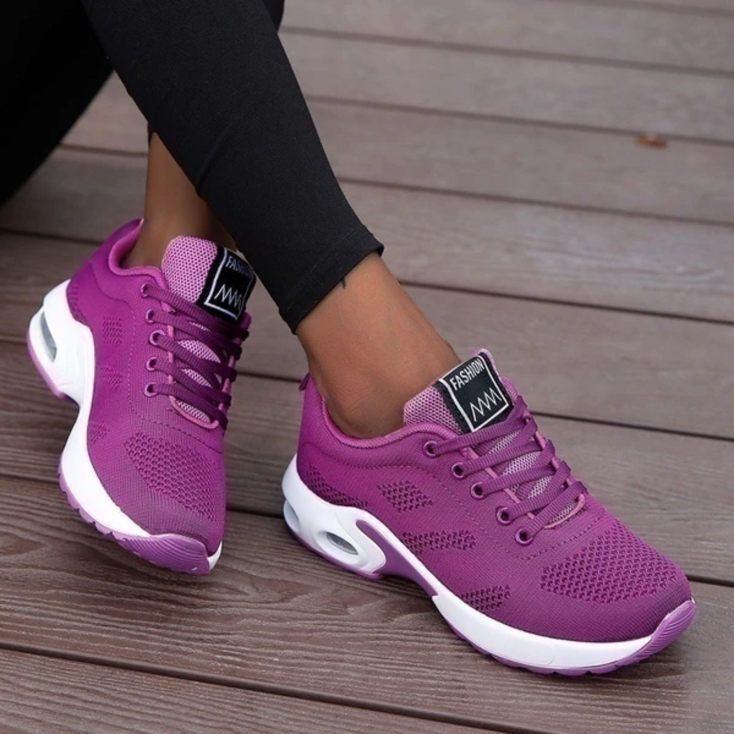 Damen Laufschuhe mit gepolsterter Sohle, atmungsaktivem Mesh und leichtem Tragegefühl