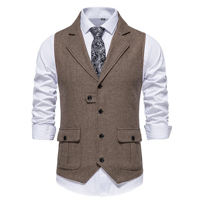Jovanno - Elegante Herrenweste mit Seitentaschen