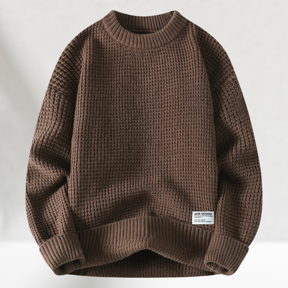 Herren Rundhals Strickpullover - Weich & Atmungsaktiv – Ideal für Herbst & Winter