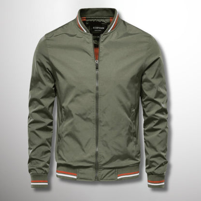 Wasserabweisende Herren-Übergangsjacke mit Reißverschluss | Ideal für Frühling & Herbst