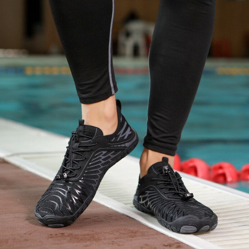 Herren-Barfußlaufschuhe mit atmungsaktivem Obermaterial und flexibler Sohle