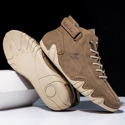 Herren-Orthopädische Lederschuhe mit rutschfester Sohle I Ideal für alle Jahreszeiten