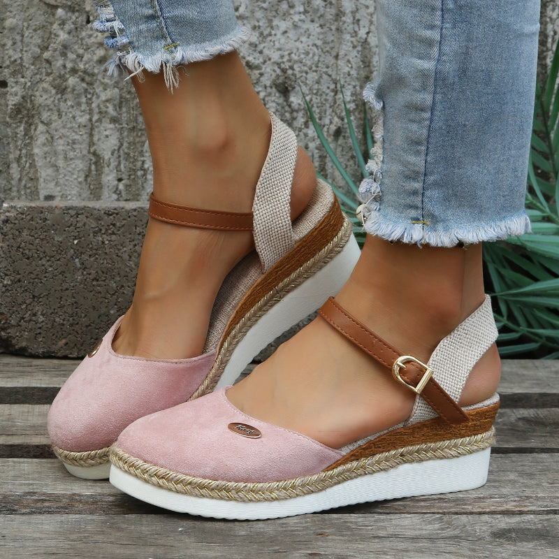 Damen Sommer Espadrilles mit stützender Sohle und atmungsaktivem Obermaterial