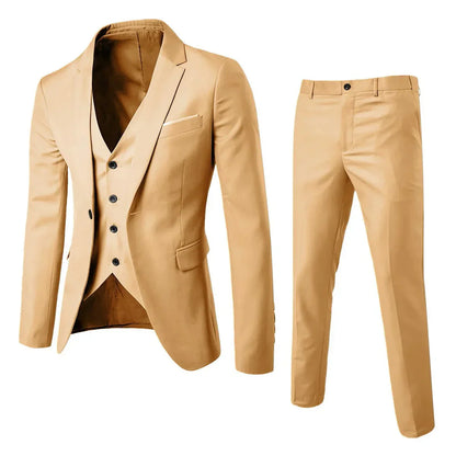 Zweiteiliger Anzug mit Weste und Hose - ideal für Herbst und Winter