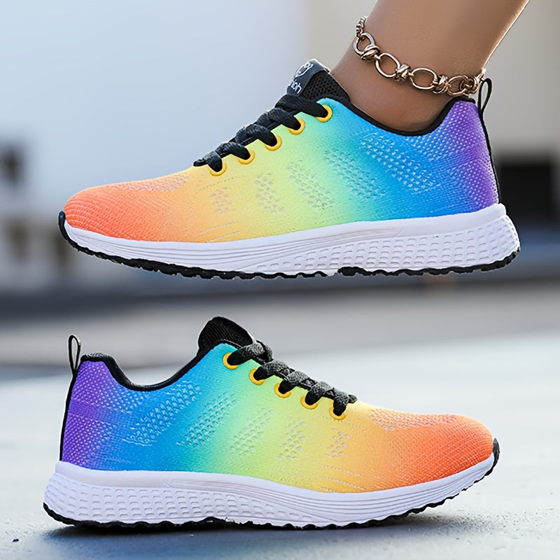 Leichte, atmungsaktive Strick-Sneaker mit gepolsterter Sohle | Ideal für Frühling und Sommer