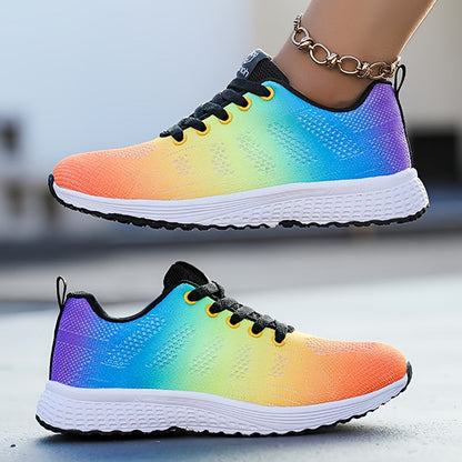 Leichte, atmungsaktive Strick-Sneaker mit gepolsterter Sohle | Ideal für Frühling und Sommer