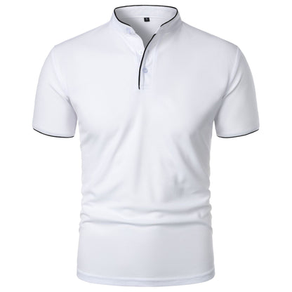 Herren Slim Fit Kurzarm-Shirt Einfarbig – Perfekt für den Sommer