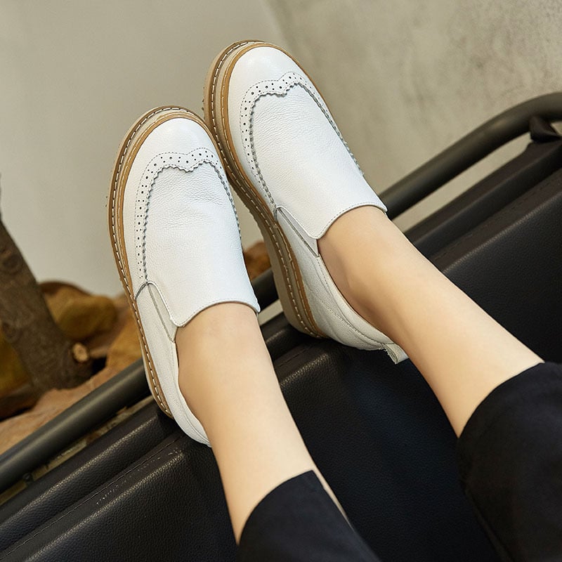 Leder-Plateau-Wedge-Sneaker mit Innenhöhe | Ideal für alle Jahreszeiten