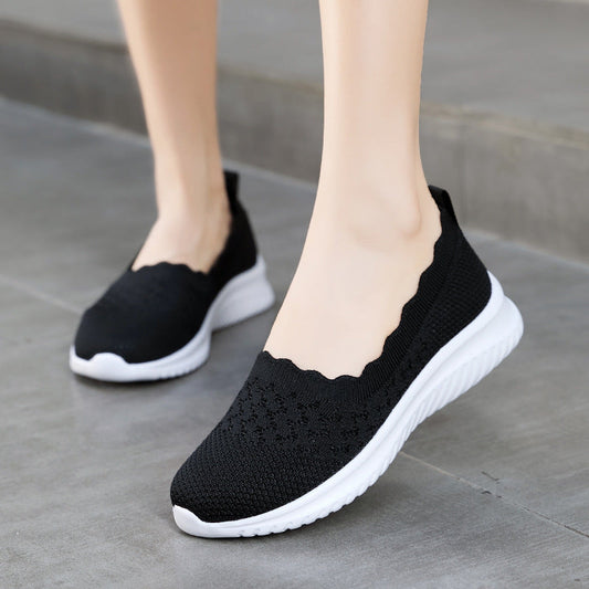 Niedrig geschnittene atmungsaktive Mesh-Walking-Schuhe | Ideal für den Frühling