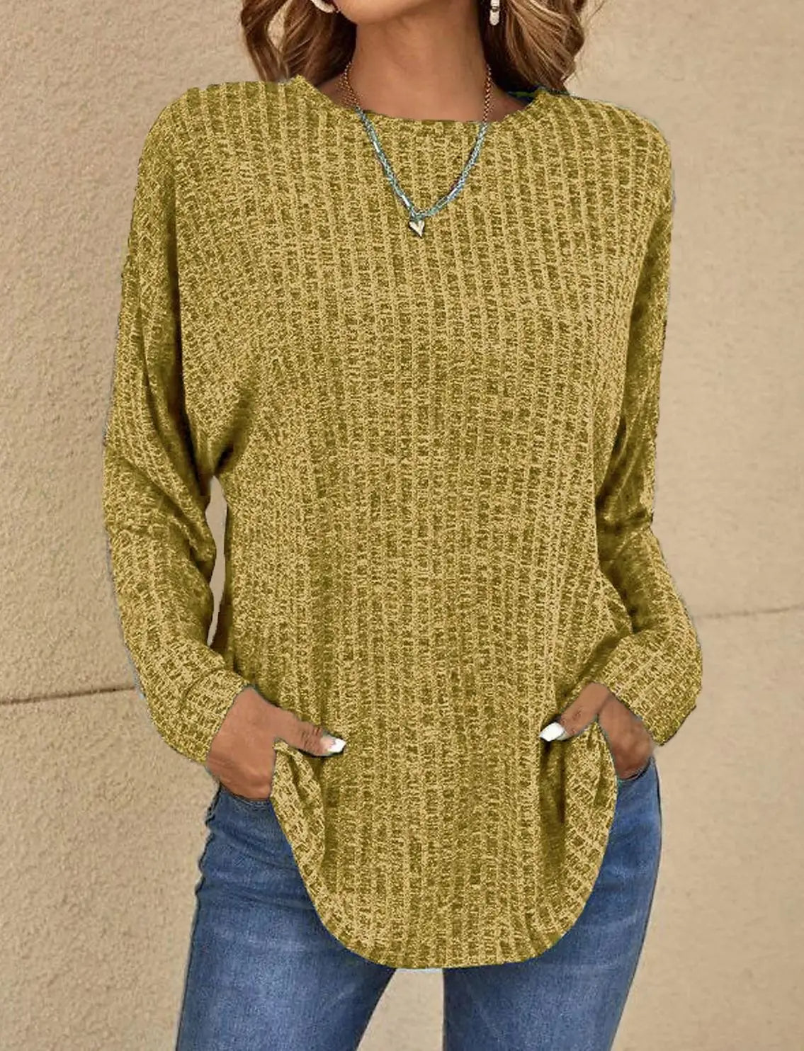 Strickbluse für Damen | Ideal für Frühling & Herbst