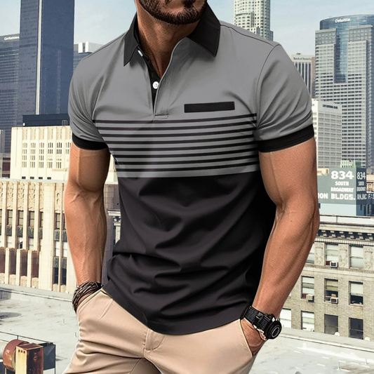 Gestreiftes Poloshirt für Herren - Ideal für den Sommer