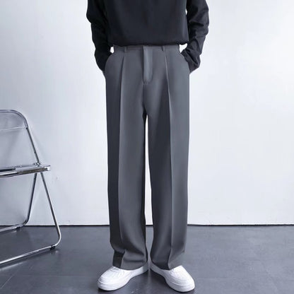Herren Weitbein Gerade Hose – Ideal für Frühling und Herbst