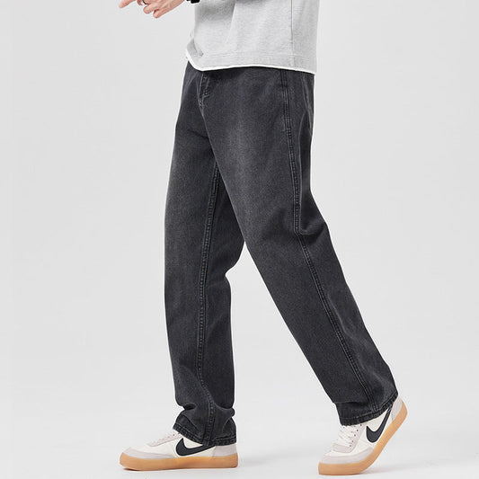 Locker sitzende Jeans mit mittlerer Taille – ideal für Frühling und Herbst