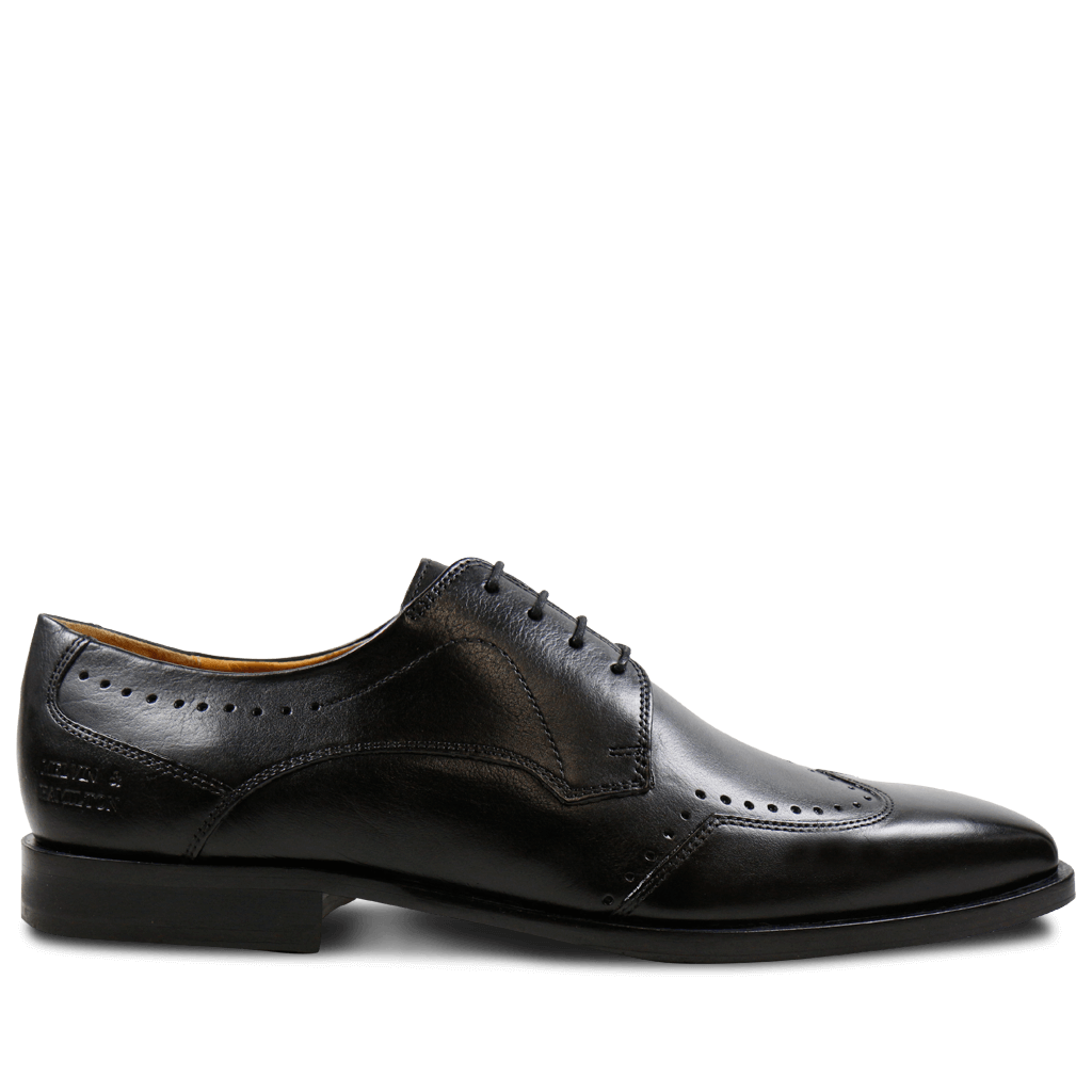 Herren Derby-Schuhe Schwarz – Hochwertige Leder-Schnürschuhe für Business & Freizeit - Ideal fur Herbst & Winter
