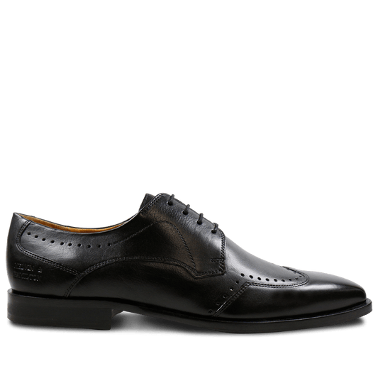 Herren Derby-Schuhe Schwarz – Hochwertige Leder-Schnürschuhe für Business & Freizeit - Ideal fur Herbst & Winter