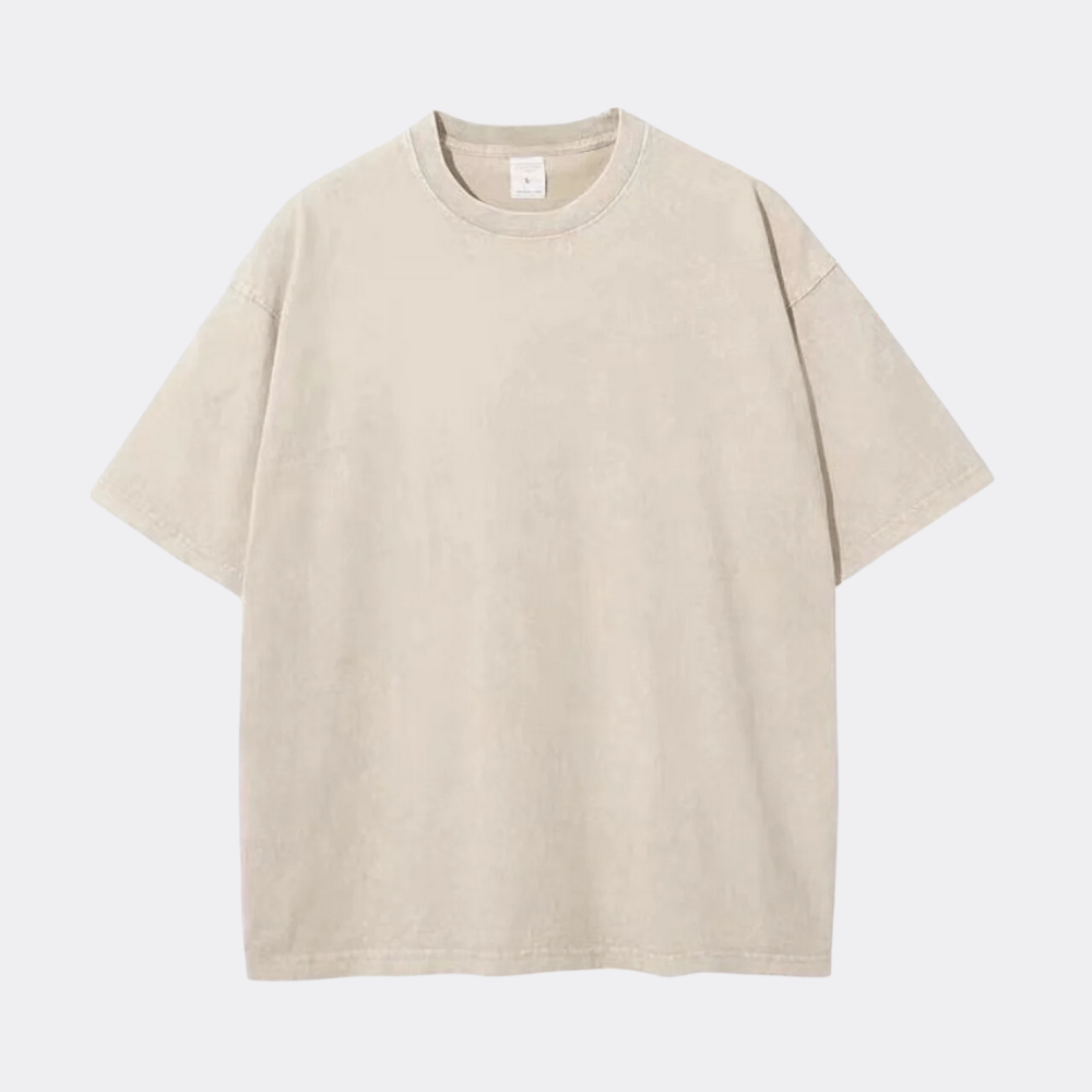 Oversize Baumwoll-Streetwear-T-Shirt - Ideal für den Sommer