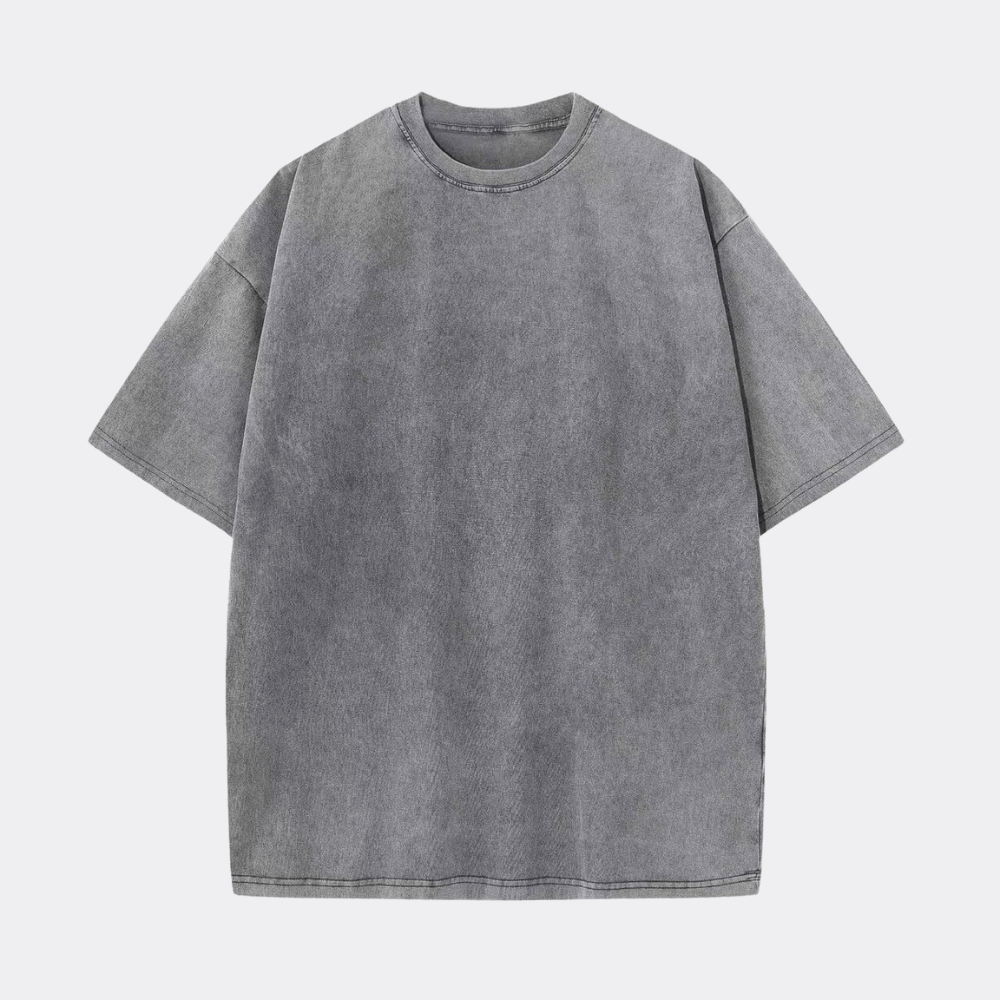Oversize Baumwoll-Streetwear-T-Shirt - Ideal für den Sommer