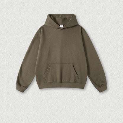 Baumwoll-Hoodie mit Drop-Shoulder-Ärmeln für Herren – Ideal für Herbst und Winter