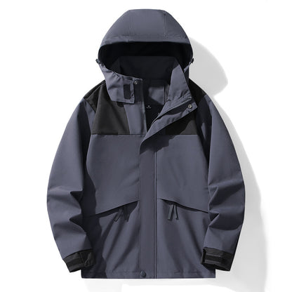 Wasserdichte und winddichte winddichte Outdoor-Jacke - Ideal für den Herbst