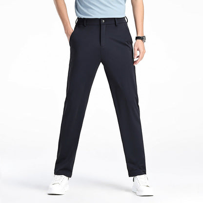 Herren Elastische Ice Silk Hosen – Ideal für den Frühling