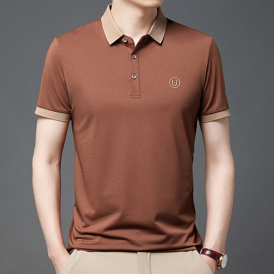 Einfarbiges Kurzarm-Poloshirt | Ideal für den Sommer