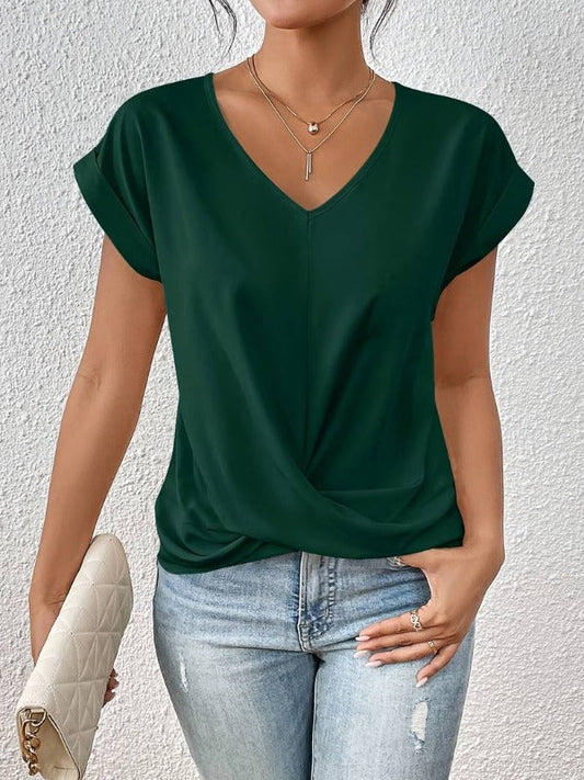 Kurzarm-Leinenhemd für Damen | Ideal für den Sommer