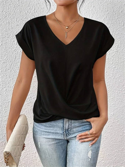 Kurzarm-Leinenhemd für Damen | Ideal für den Sommer