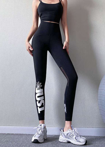 Damen-Fitnesshose mit engem Schnitt schnelltrocknender Funktion und Fleecefutter