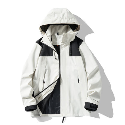 Wasserdichte und winddichte winddichte Outdoor-Jacke - Ideal für den Herbst