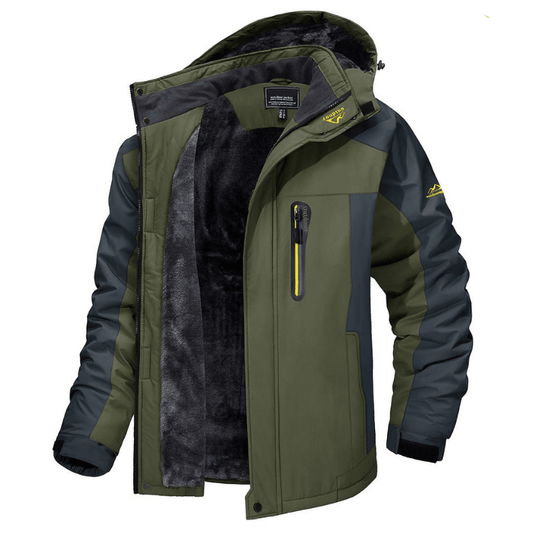 Herren Winterjacke mit Fleece-Futter – Ideal für den Winter