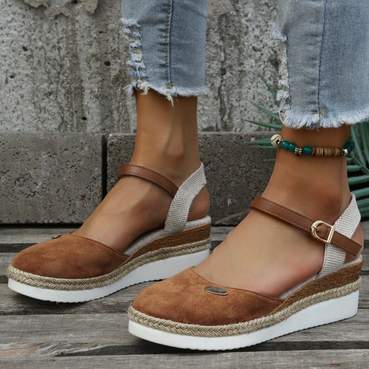 Damen Sommer Espadrilles mit stützender Sohle und atmungsaktivem Obermaterial
