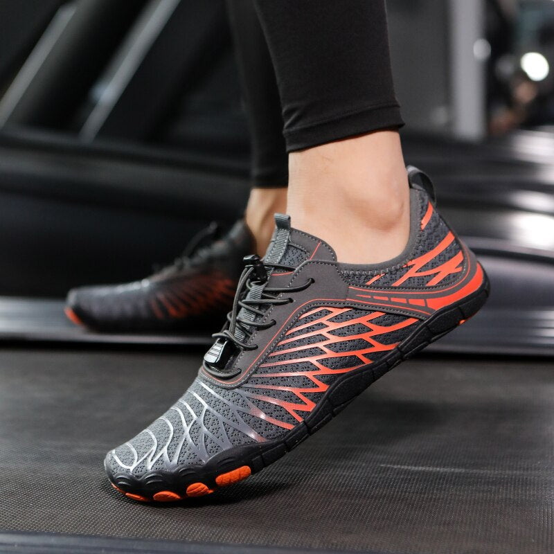Herren-Barfußlaufschuhe mit atmungsaktivem Obermaterial und flexibler Sohle