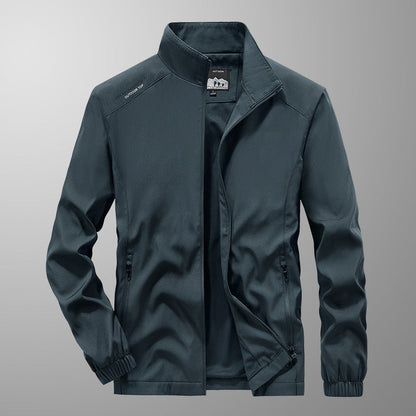 Herren-Locker-Sitzende Baumwollmischung Jacke | Ideal für Frühling & Herbst