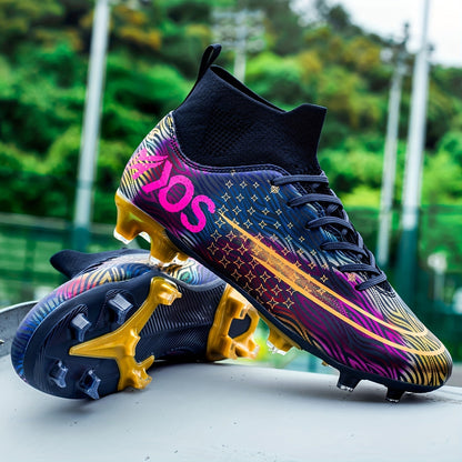 Moderne Feldfußballschuhe in leuchtenden Farben