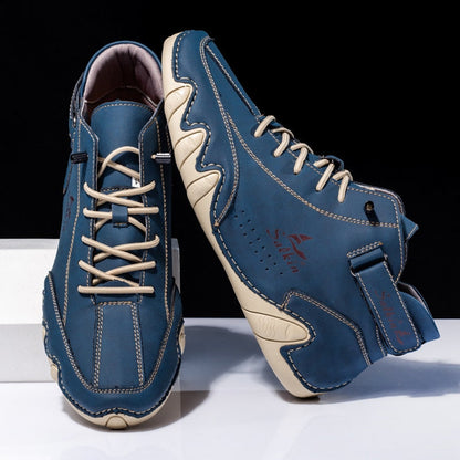 Herren-Orthopädische Lederschuhe mit rutschfester Sohle I Ideal für alle Jahreszeiten