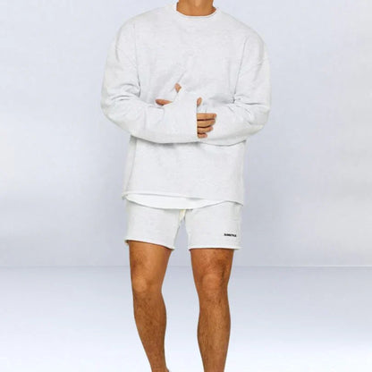 Sommer Herren Set mit Kurzarmhemd & Shorts – Ideal für den Sommer