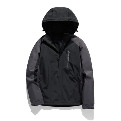 Wasserdichte Winddichte Outdoor-Jacke mit Abnehmbaren Ärmeln –  Ideal für Frühling