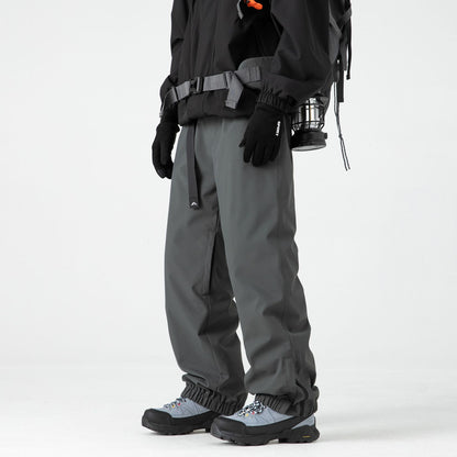 Insulated Ski Pants with Fleece Lining, Windproof Hard Shell and High Velvet Content | Ideal for Winter Sports