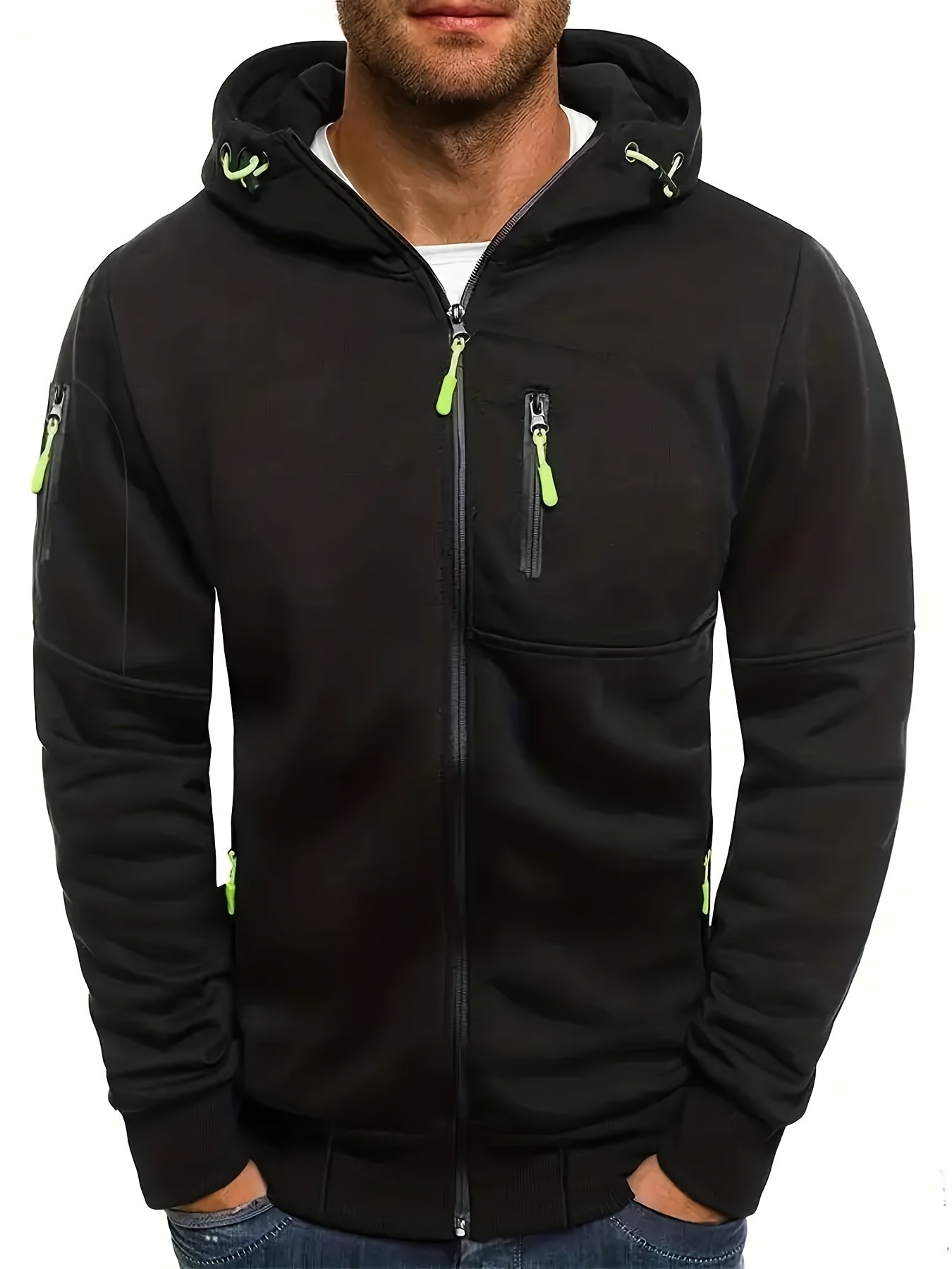 Kapuzen-Jacke mit Reißverschluss – Ideal für Herbst