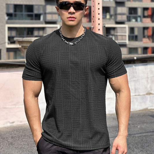 Herren Halbengeschnittenes Fitness-T-Shirt – Ideal für den Sommer